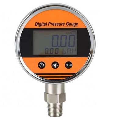 Digital pressure gauge working principle and using method