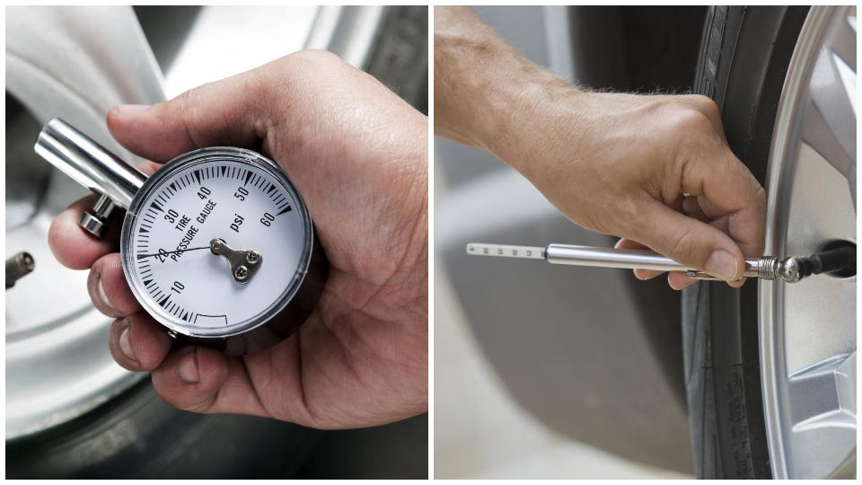What is Tire-pressure gauge?